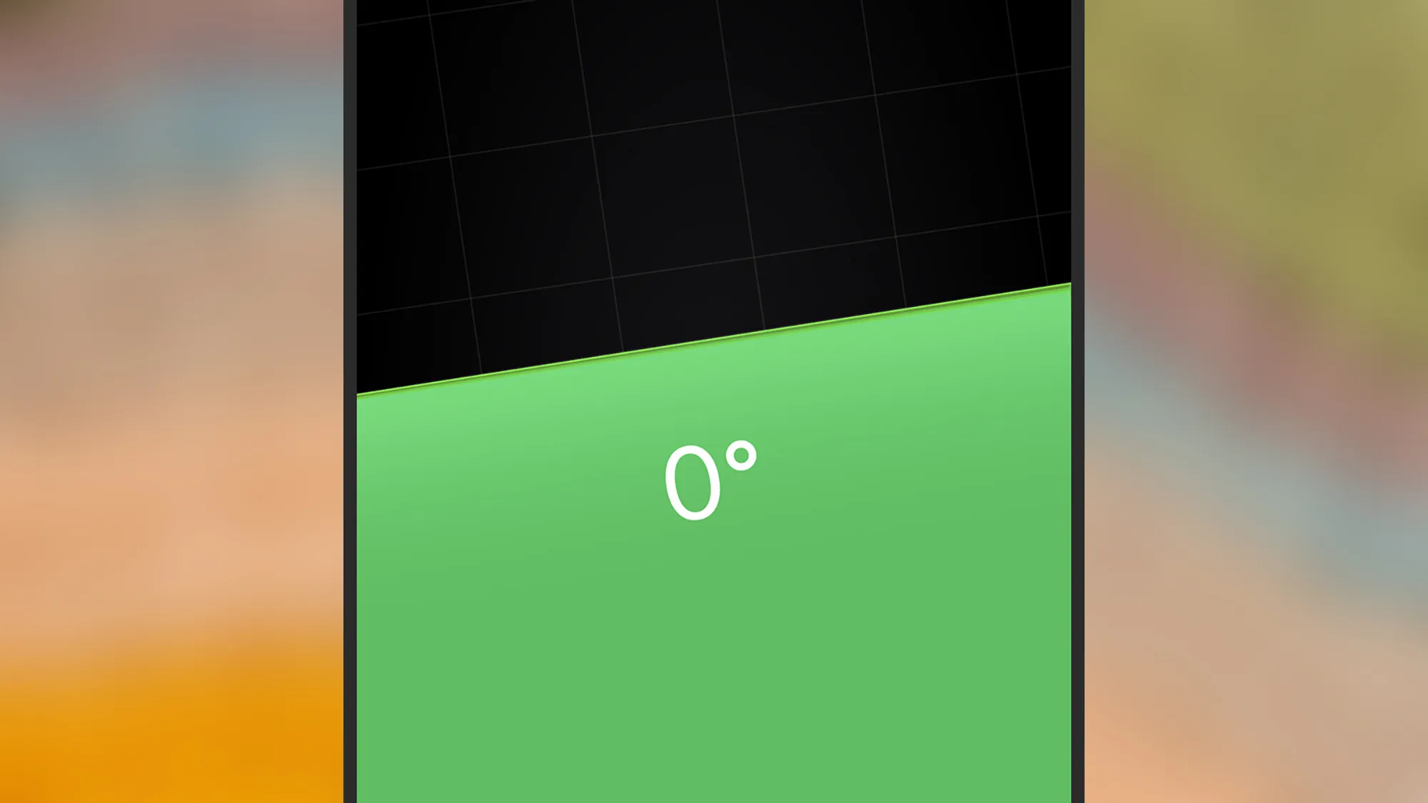 στιγμιότυπο οθόνης της δυνατότητας επιπέδου στο iphone