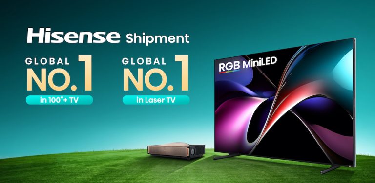 Δελτίο Τύπου – Η Hisense κατακτά την κορυφή στις τηλεοράσεις 100’’+ και Laser TV το 2025, σύμφωνα με την Omdia
