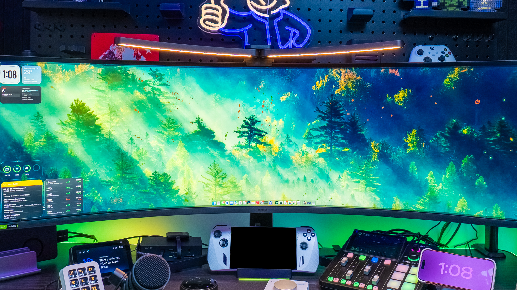 Εγκατεστημένο στο Samsung 49" Ultrawide Monitor