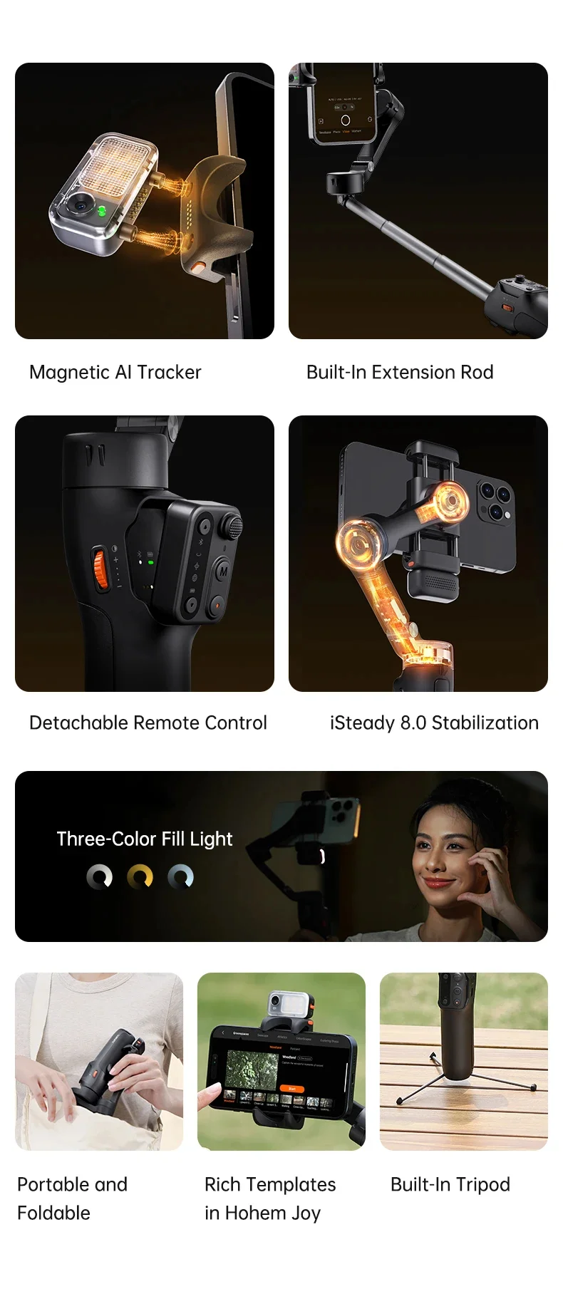 Hohem iSteady V3 Smartphone Stabilizer 2