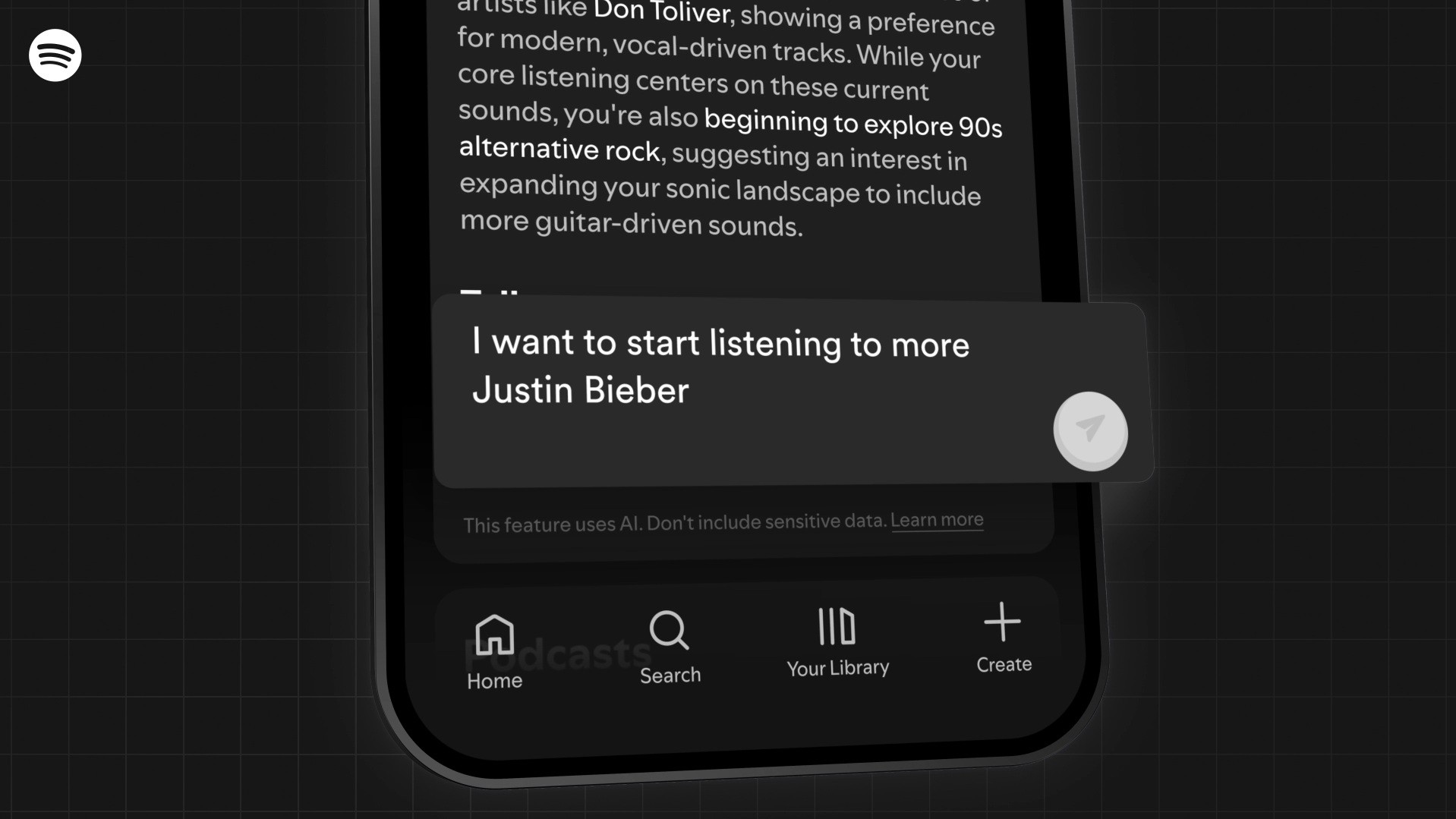 Το Spotify ξεκινά την έκδοση beta του Taste Profile, η οποία δείχνει στους χρήστες ποιες ήταν οι πρόσφατες μουσικές τους προτιμήσεις, περιγράφοντας λεπτομερώς τα είδη, επίσης, και δίνοντάς τους την επιλογή να του πουν τι θα προτιμούσαν να βλέπουν περισσότερο/λιγότερο.