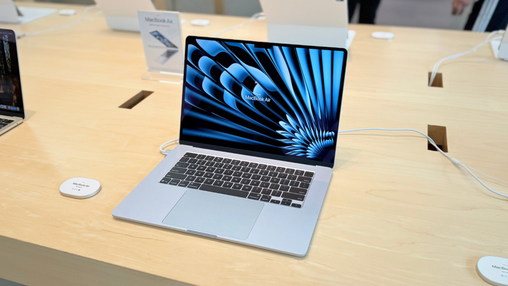 μπλε του ουρανού M4 macbook air - οθόνη apple store - arin