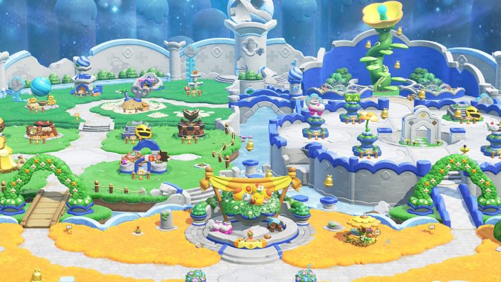 Ένα πολύχρωμο πάρκο με θέμα τον Μάριο με διάφορα θεματικά περίπτερα και αξιοθέατα, με μεγάλο μίσχο φασολιών και διακοσμητικές καμάρες.