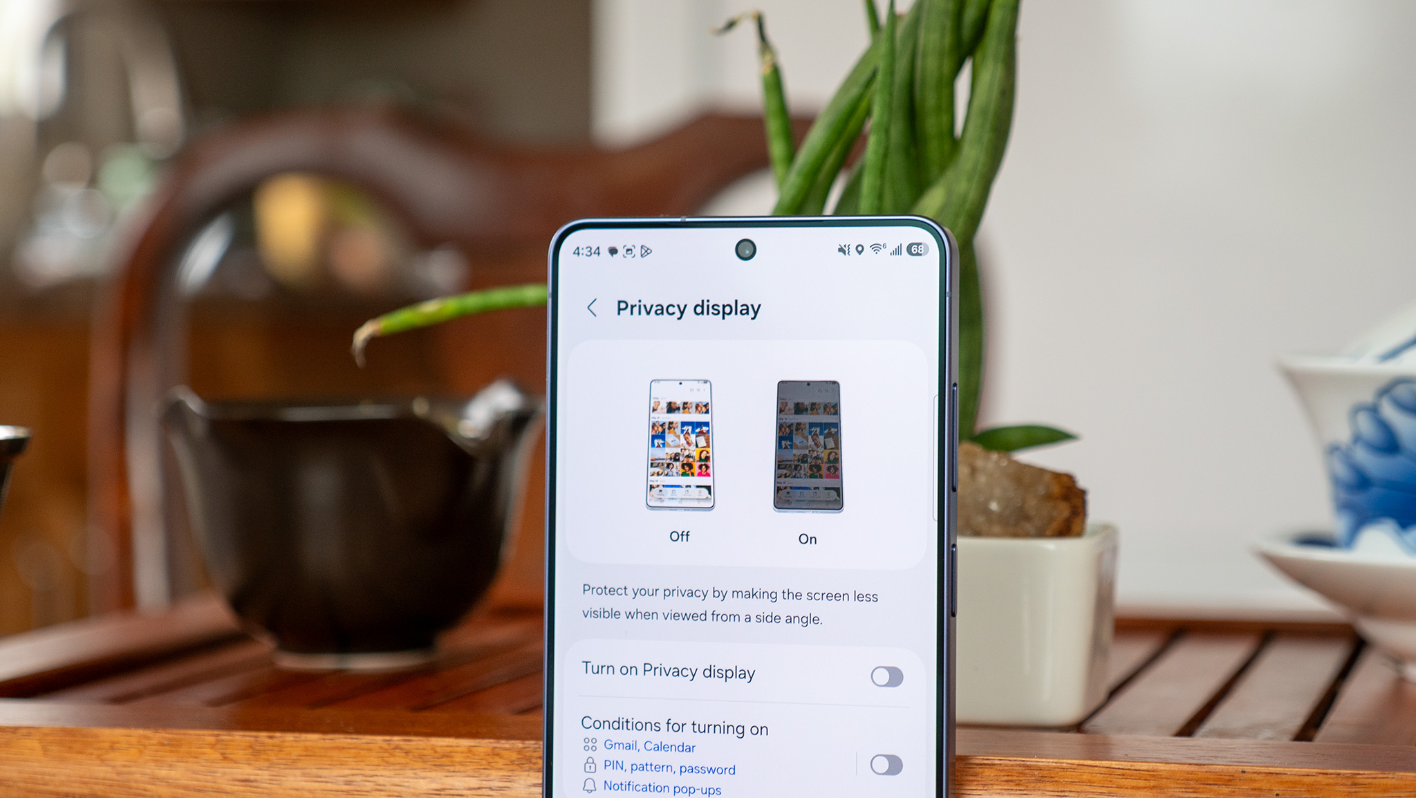 Ρυθμίσεις οθόνης απορρήτου στο Samsung Galaxy S26 Ultra