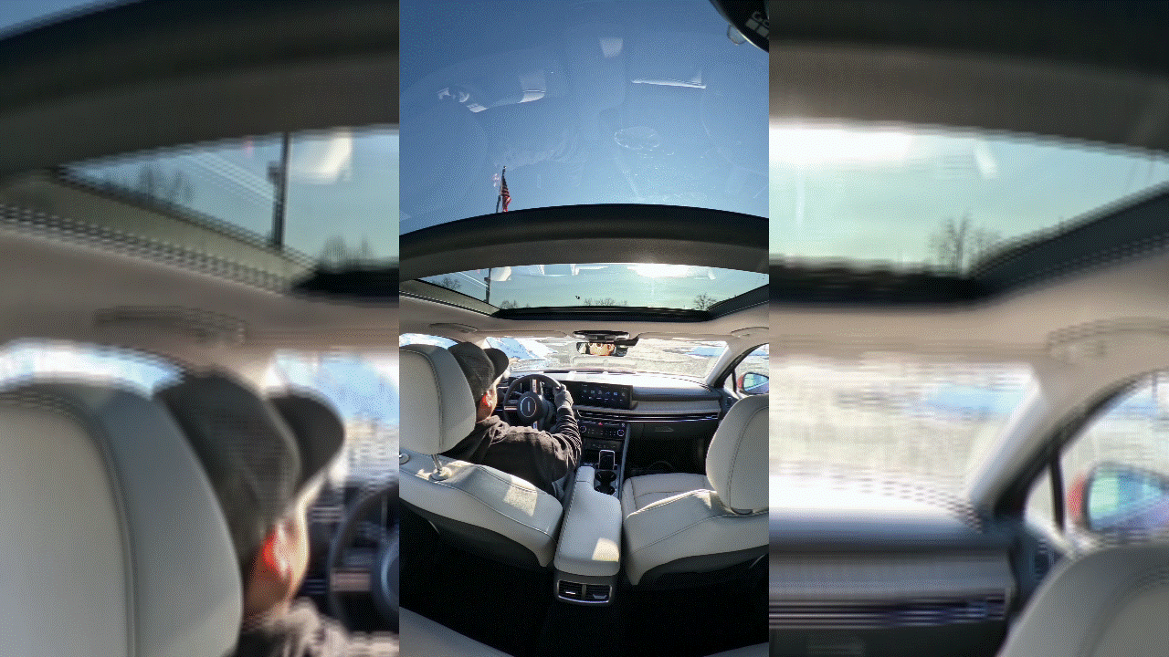 2026 Hyundai Sonata Hybrid - γυάλινη οροφή.