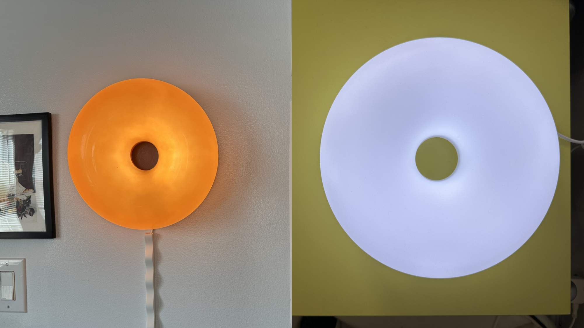 Αριστερά το OG πορτοκαλί Varmblixt και δεξιά το νέο smart Varmblixt.