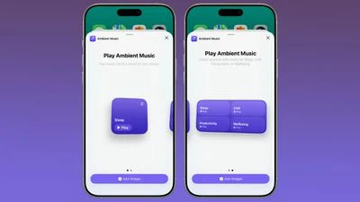 widget μουσικής περιβάλλοντος ios 26 4