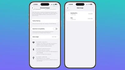 ios 26 4 χρήση δεδομένων hotspot