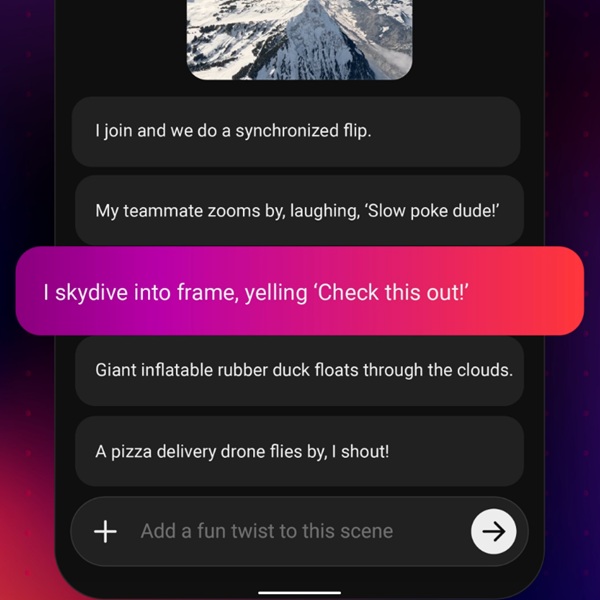 Το Reimagine του YouTube Shorts θα προσφέρει μια επιλογή από προτάσεις Gemini με βάση την επιλεγμένη σκηνή ή οι χρήστες μπορούν να γράψουν τις δικές τους.