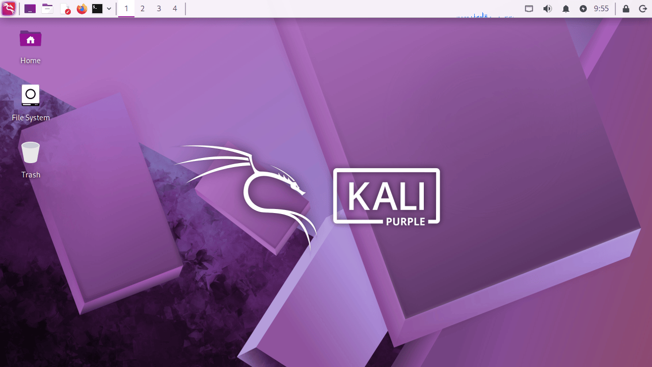 Επιφάνεια εργασίας Kali Purple