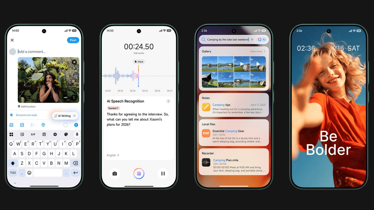 Τα χαρακτηριστικά του xiaomi 17 hyper os 3 απεικονίζονται