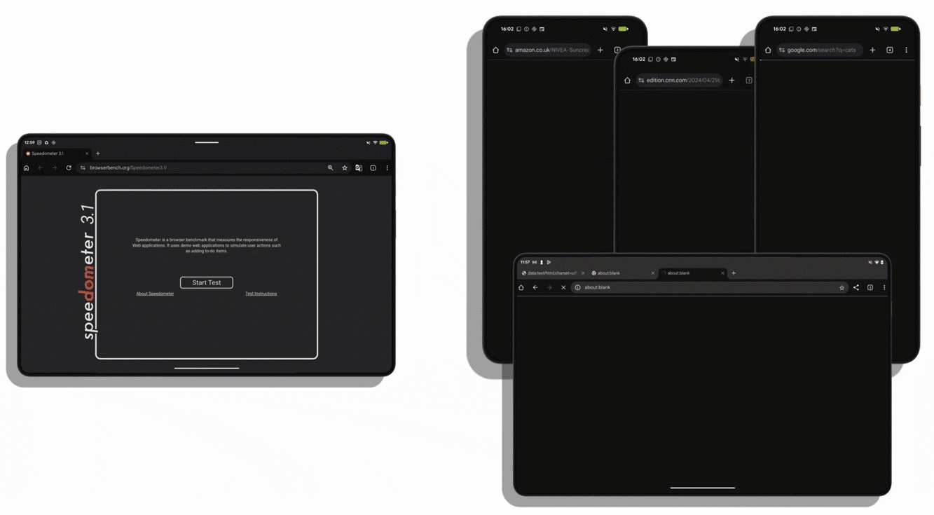 Ένα GIF που τονίζει τα ταχύμετρα και τα σημεία αναφοράς LoadLine.