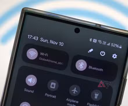 Κουμπί Wi-Fi στις γρήγορες ρυθμίσεις Android