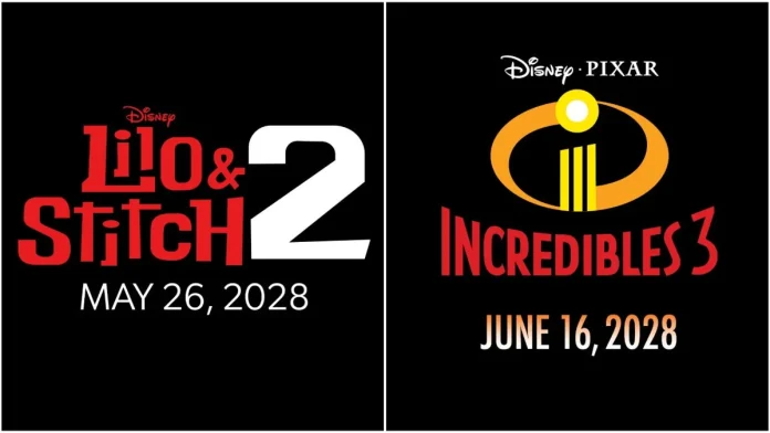 Ημερομηνίες Κυκλοφορίας για Lilo & Stitch 2 και Incredibles 3